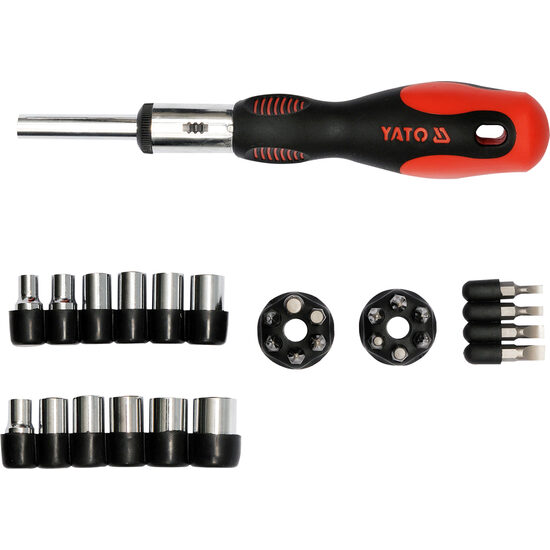 Set surubelnita + biti 29buc Yato YT-2808