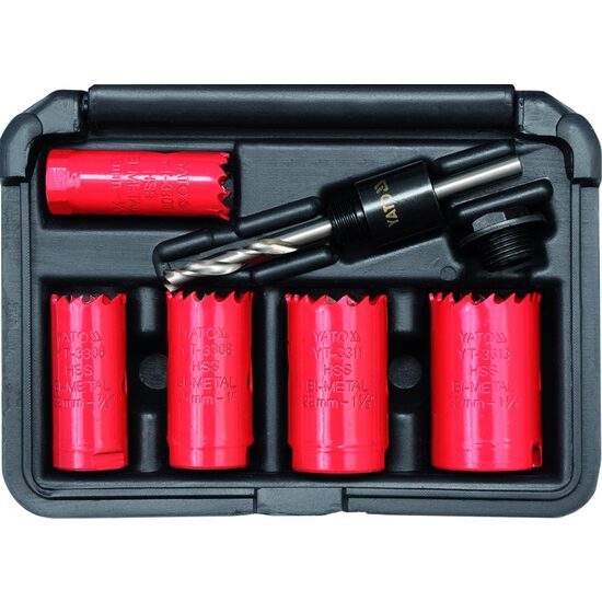 Set carota motorizare 7 buc 19-32 mm Yato YT-3382