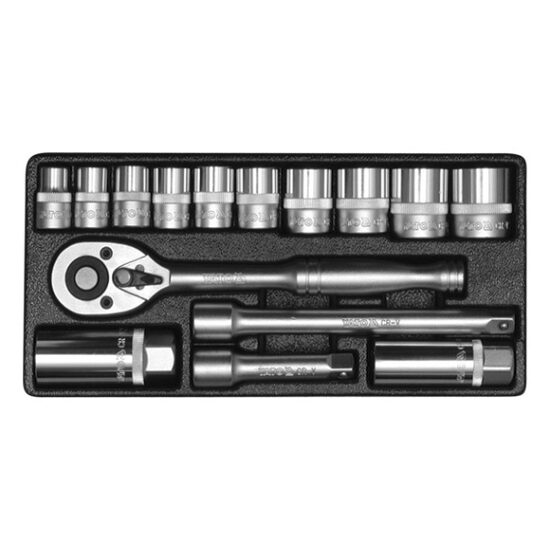 Trusa chei tubulare 3/8", 15 piese Yato YT-3863