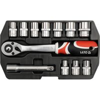 Trusa 12 tubulare + antrenor 1/2" Yato YT-3867