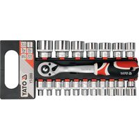 Set 19 tubulare + antrenor 1/2" Yato YT-3868