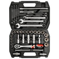 Set tubulare+antrenor si chei 38 buc 1/2" Yato YT-3876