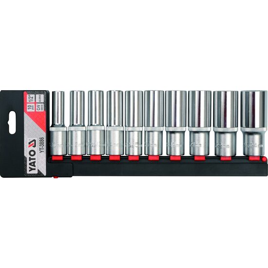 Set tubulare 1/2" 10 buc CR-V Yato YT-3886