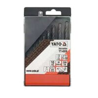 Set burghie HSS pentru metal 1-10mm,10buc Yato YT-4008