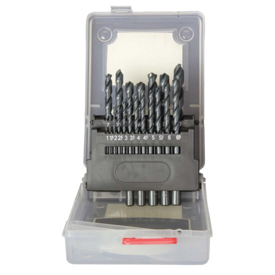 Set burghie HSS pentru metal 1-10mm,19buc Yato YT-4009