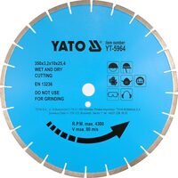 Disc diamantat pentru patra 350 x 25.4 mm Yato YT-5964