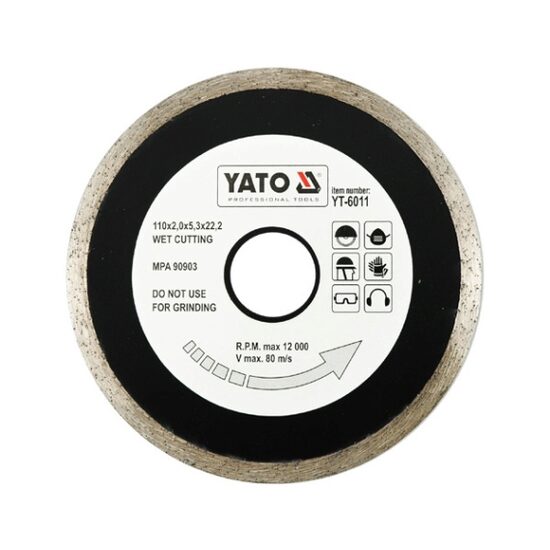 Disc diamantat EN 110 mm Yato YT-6011
