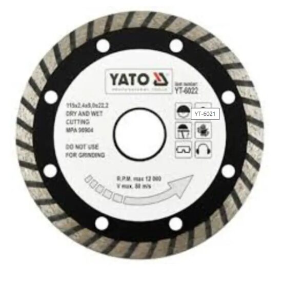 Disc diamantat turbo 110 mm Yato YT-6021