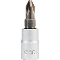 Bit ph1 cu adaptor 37 mm 1/4" Yato YT-7673