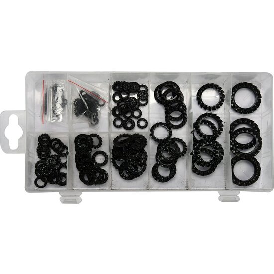 Set saibe cu crestaturi exterioare, 200buc Yato YT-06863