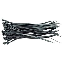 Coliere plastic 280 x 4.8 mm 100 buc negru Vorel 73929
