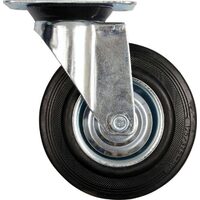 Roata pivotanta din cauciuc negru 75 x 23 x 97 mm Vorel 87311