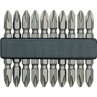 Set 10 bituri 60 mm cr-v, PH2, 1/4" Vorel 65700
