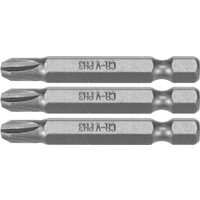 Set 3 biti 1/4 PH 3x50mm Sthor 65458