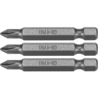 Set 3 biti 1/4 PH 1x50mm Sthor 65456