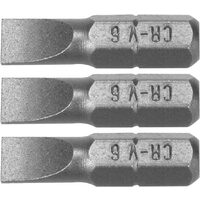 Set 3 biti 1/4 6x25mm Sthor 65482