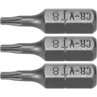 Set 3 biti torx 1/4 t8x25mm Sthor 65490