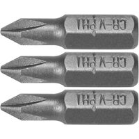 Set 3 biti 1/4 PH 1x25mm Sthor 65452