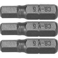 Set 3 biti 1/4 h5 x 25mm Sthor 65503