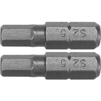 Biți 1/4 25mm hex H5, 2buc Yato YT-77922