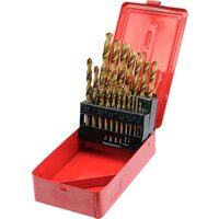 Set 19 burghie titan pentru metal 1 - 10 mm Sthor 22330