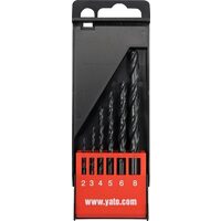 Set 6 burghie pentru metal 2 - 8 mm HSS Yato YT-4460