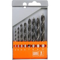 Burghiu lemn set 8 buc 3-10 mm Vorel 22381