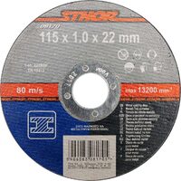 Disc debitat metale 115 x 1 x 22.2 mm Sthor 08170
