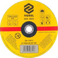 Disc debitat metale 230 x 3.2 x 22 mm Vorel 08640