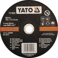 Disc debitat metale 180 x 1.5 x 22 mm Yato YT-5925