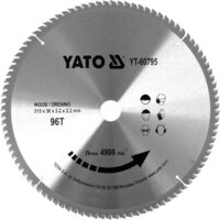 Disc circular pentru lemn 315X96TX30 mm Yato YT-60795