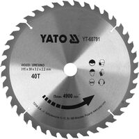 Disc circular pentru lemn 315X40TX30 mm Yato YT-60791