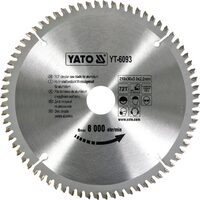 Disc circular pentru aluminiu 210 x 3 x 30 mm Yato YT-6093