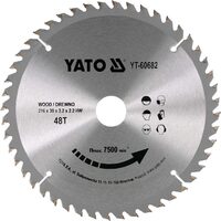 Panza circular 216 x 30 x 3.2 mm 48d lemn Yato YT-60682