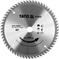 Disc circular pentru lemn 165 x 60t x 16mm Yato YT-60592