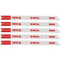 Set lame fierastrau pendular 5 bucati 6 tpi Yato YT-3435