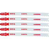 Set lame fierastrau pendular 5 bucati 10-5 tpi Yato YT-3417