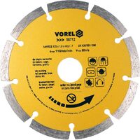 Disc diamantat segmentat 125 mm Vorel 08712