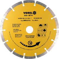 Disc diamantat segmentat 180 mm Vorel 08714