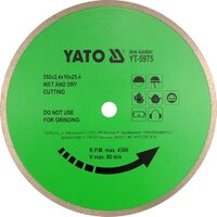 Disc cu diamant pentru ceramica 350 x 25,4 mm Yato YT-5975