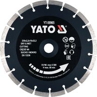 Disc diamantat segmentat 230 x 22.2 x 2.2 Yato YT-59965