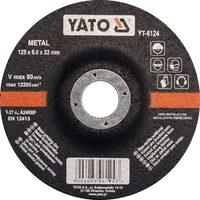 Disc slefuit metal 125 x 6 x 22 mm Yato YT-6124
