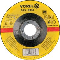 Disc slefuit metale 115 x 6 x 22 mm Vorel 08663