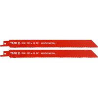 Set 2 lame pentru metal - lemn Yato YT-33933