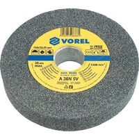 Disc abraziv pentru polizor de banc 125 x 12 x 15 Vorel 08861