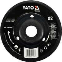 Disc raspel pentru lemn depresat 125 x 22.2 mm nr. 2 Yato YT-59169