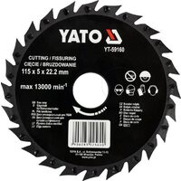 Disc circular raspel pentru lemn 115 x 5 x 22.2 mm Yato YT-59160