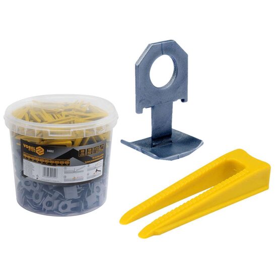 Set accesorii nivelare placi 400 buc Vorel 04692