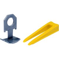 Set accesorii nivelare placi 100 buc Vorel 04691