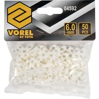 Distanțiere tip "T" 6 mm, 50 buc Vorel 04592